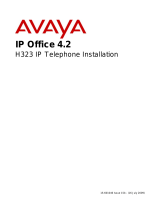 Avaya H323 User manual