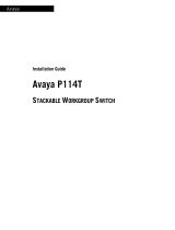 Avaya P114T User manual