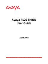 Avaya P120 SMON User manual