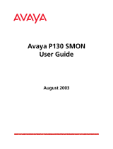 Avaya P130 SMON User manual