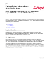 Avaya S8700 User manual