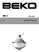 Beko Appliance Trim Kit RRN 2650 User manual