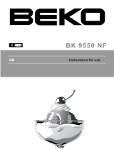 Beko BK 9550 NF User manual