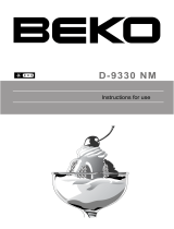 Beko D-9330 NM User manual