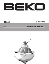 Beko D 9459 NM User manual