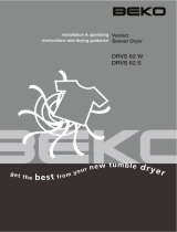 Beko DRVS62 User manual