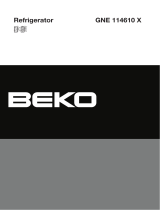 Beko GNE 114610 X User manual