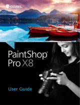 Corel PaintShop Pro X8 Owner's manual