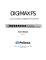 PRESONUS DigiMax FS Owner's manual