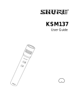 Shure KSM137 User manual