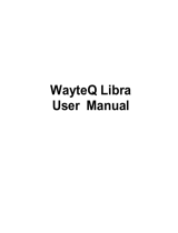 WayteQ LIBRA User manual