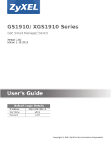 ZyXEL GS1910-24 User manual