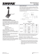 Shure 450 User manual