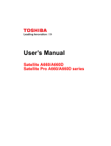 Toshiba A660 (PSAW0C-0V3006) User guide