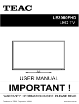 TEAC LE23A86FHD User manual