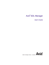 Avid EDLEDL Manager 22.0