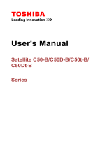 Toshiba C50-B (PSCMLC-02200T) User manual