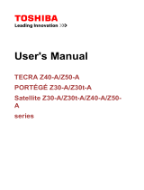 Toshiba Z40-A (PT44GC-06H001) User manual