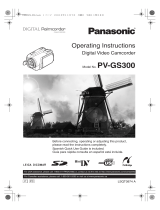 Panasonic PV-GS300 User manual