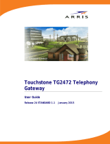 Arris Touchstone TG2472G Cable Voice Gateway Modem User manual