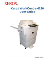 Xerox WORKCENTRE 4150 Owner's manual