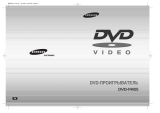 Samsung DVD-M405 User manual