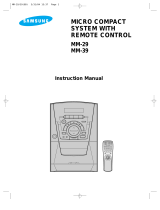 Samsung MM-39 User manual