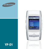 Samsung YP-D1X User manual