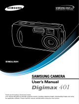 Samsung DIGIMAX 401 User manual