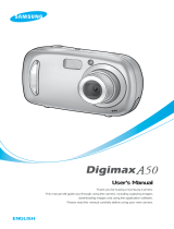 Samsung DIGIMAX A50 User manual