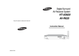Samsung AV-R620 User manual
