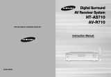 Samsung AV-R710 User manual