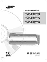 Samsung DVD-HR755 User manual