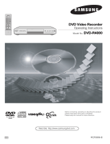 Samsung DVD-R4000 User manual