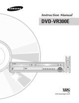 Samsung DVD-VR300E User manual
