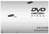 Samsung DVD-M105/XET User manual