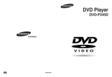Samsung DVD-P345D User manual