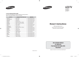 Samsung LE40F7 User manual