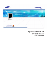 Samsung 151D User manual