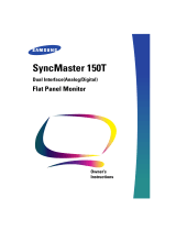 Samsung SYNCMASTER 150T User manual