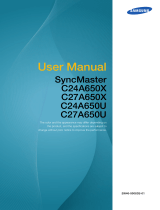 Samsung SYNCMASTER C24A650X User manual
