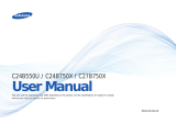 Samsung C27B750X User manual