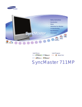 Samsung syncmaster 711 mp User manual