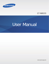 Samsung GT-N8020 User manual