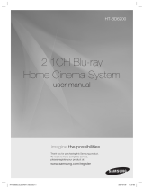 Samsung HT-BD6200 User manual