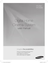 Samsung HT-X720 User manual