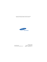 Samsung SGH-E300 User manual