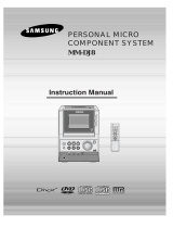 Samsung MM-DJ8S User manual