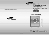 Samsung MAX-DT95 User manual