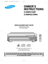Samsung Z-30S User manual